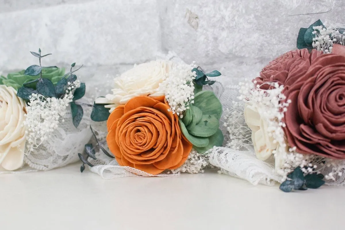 Rustic Chic Corsage (Set of 3)*
