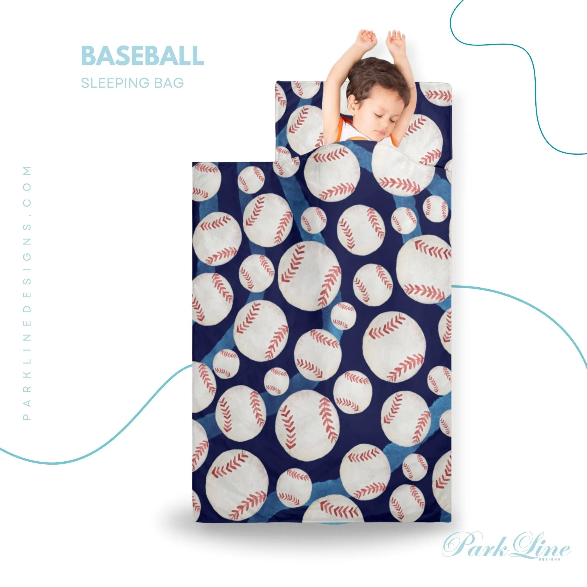Sail Boat Kids' Long Sleeping Bag | A Catchy Blend of Comfort & Style | Lightweight and Durable Sleeping Bag for Kids
