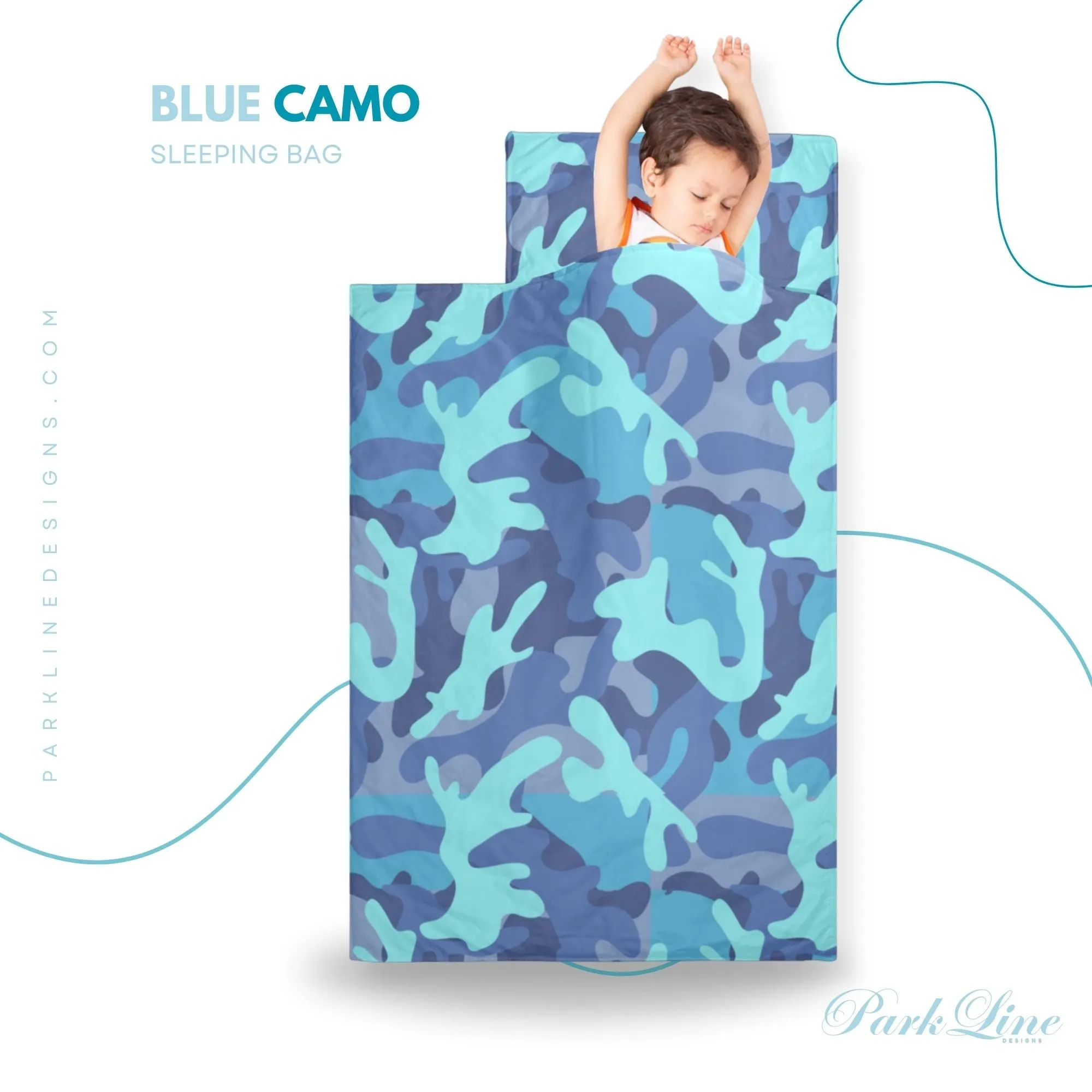 Sail Boat Kids' Long Sleeping Bag | A Catchy Blend of Comfort & Style | Lightweight and Durable Sleeping Bag for Kids