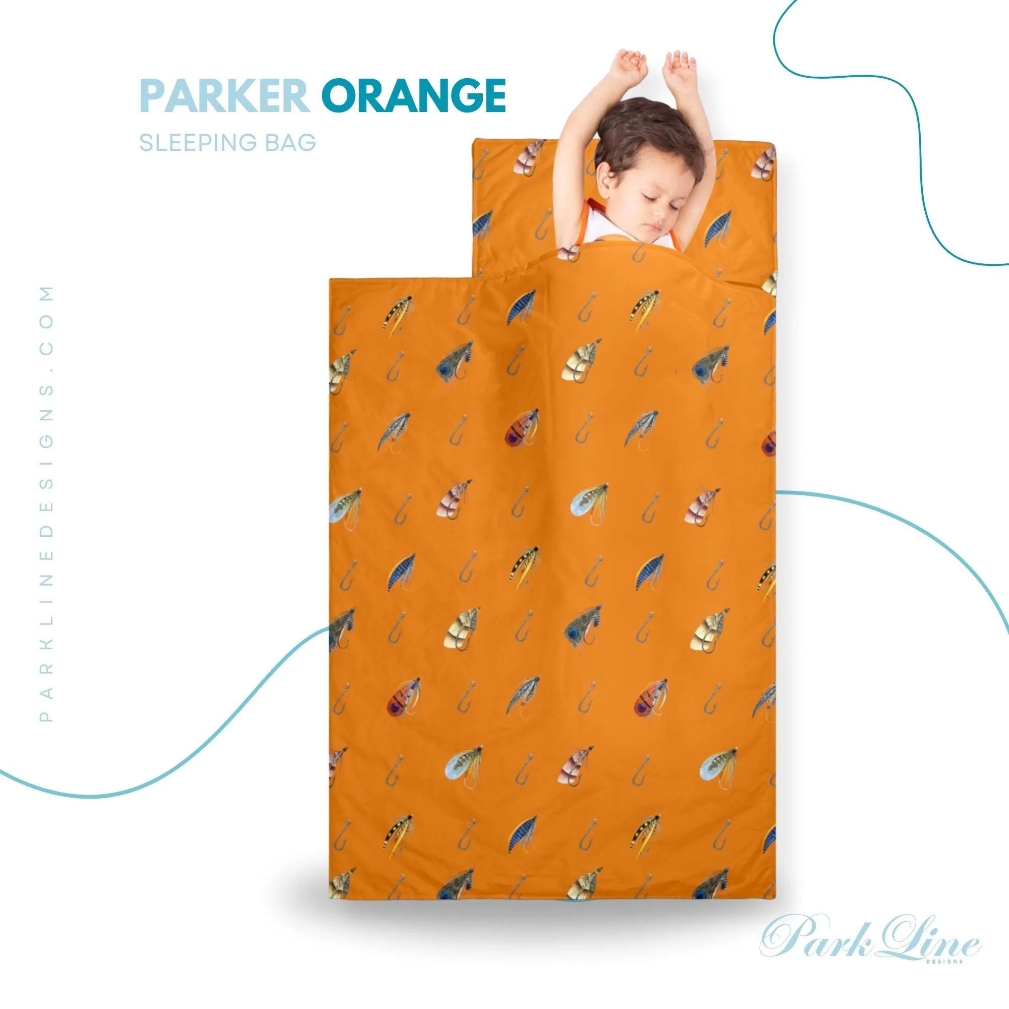 Sail Boat Kids' Long Sleeping Bag | A Catchy Blend of Comfort & Style | Lightweight and Durable Sleeping Bag for Kids