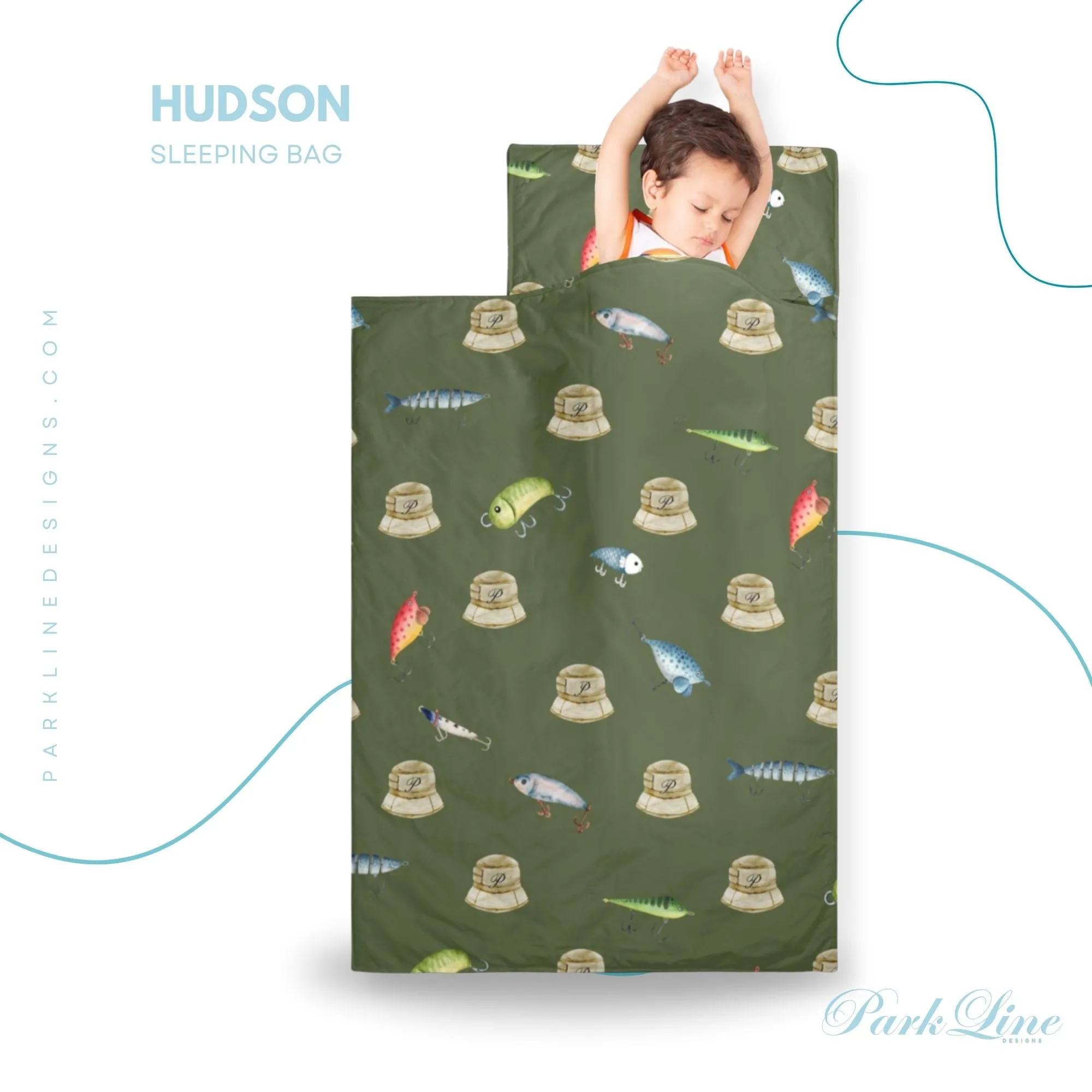 Sail Boat Kids' Long Sleeping Bag | A Catchy Blend of Comfort & Style | Lightweight and Durable Sleeping Bag for Kids