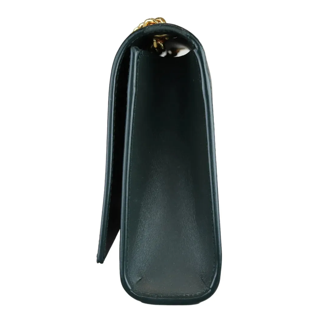 SAINT LAURENT Kate Tassel Small Calfskin Green GHW YSL