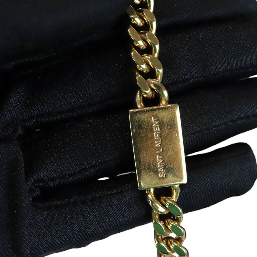SAINT LAURENT Kate Tassel Small Calfskin Green GHW YSL