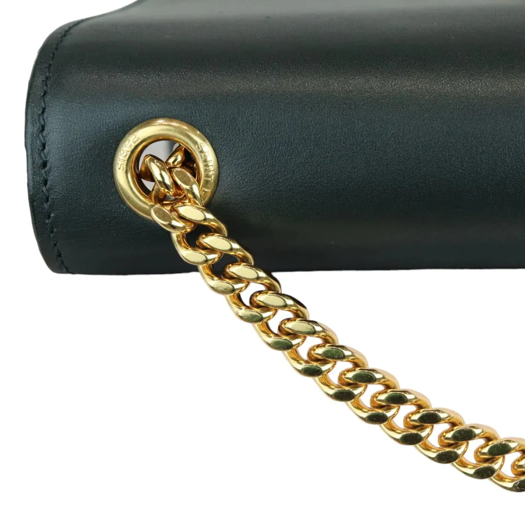 SAINT LAURENT Kate Tassel Small Calfskin Green GHW YSL