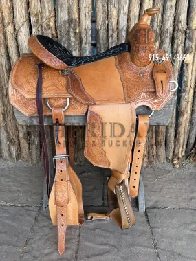 Sheridan Reining Saddle Sewn on Tooling
