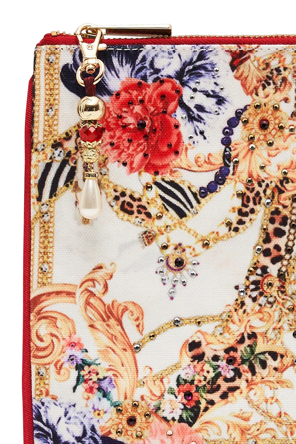 SMALL CANVAS CLUTCH REIGN SUPREME