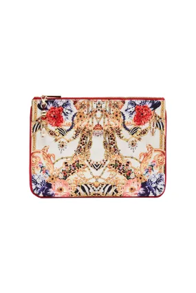 SMALL CANVAS CLUTCH REIGN SUPREME