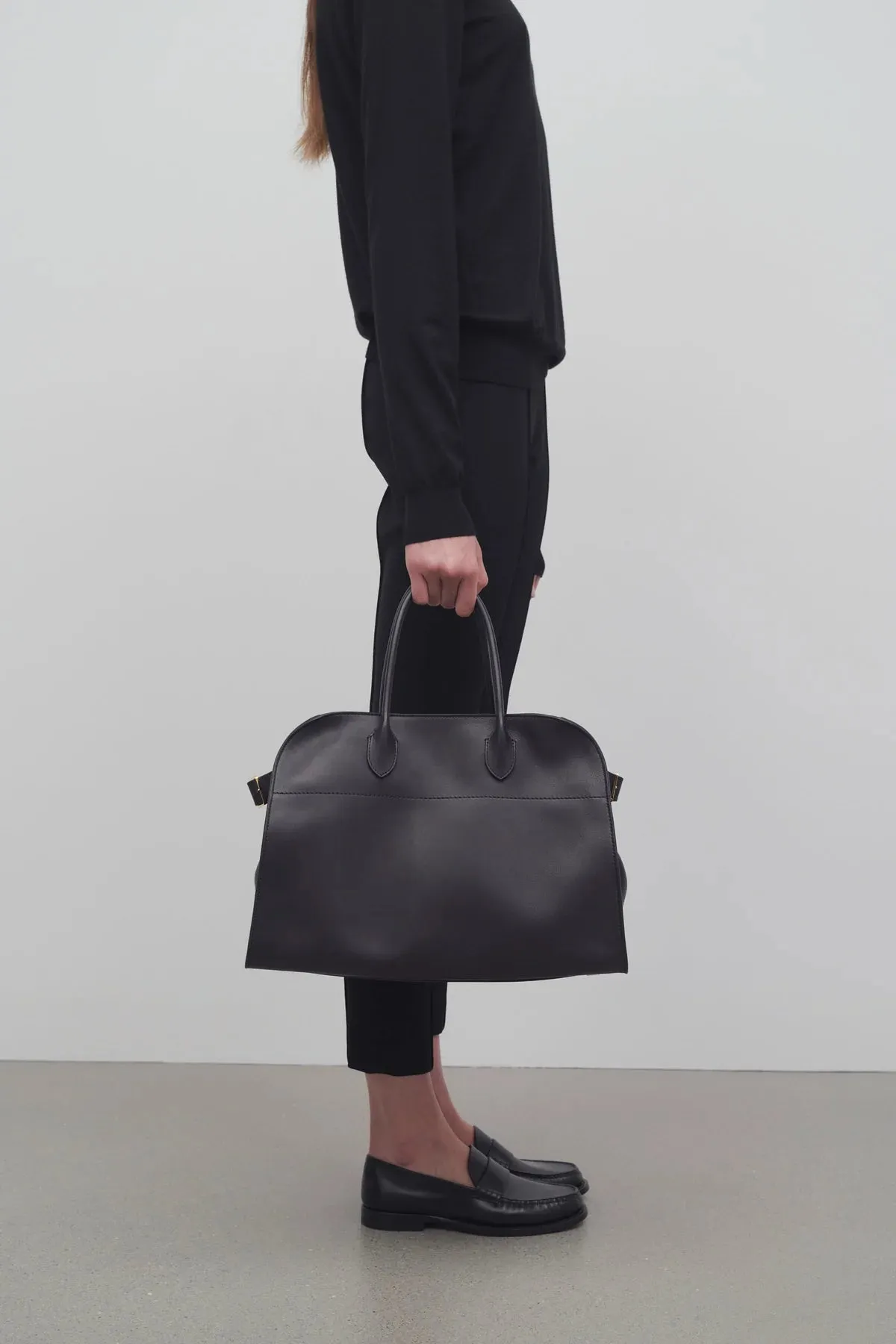 Soft Margaux 15 Bag in Leather - Black