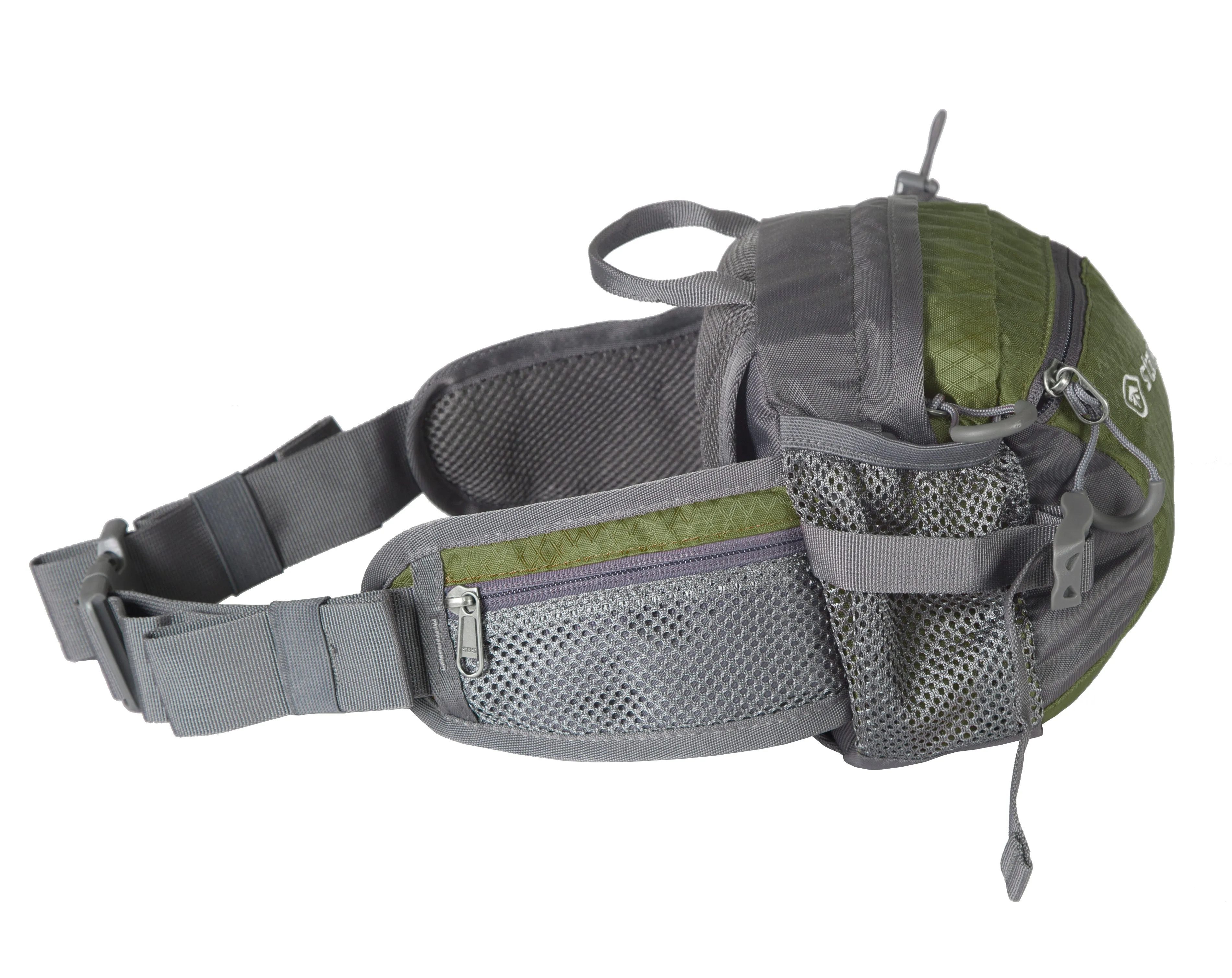 Stansport Waist/Shoulder Pack W/Bottle Holder - Olive - 5 Liter