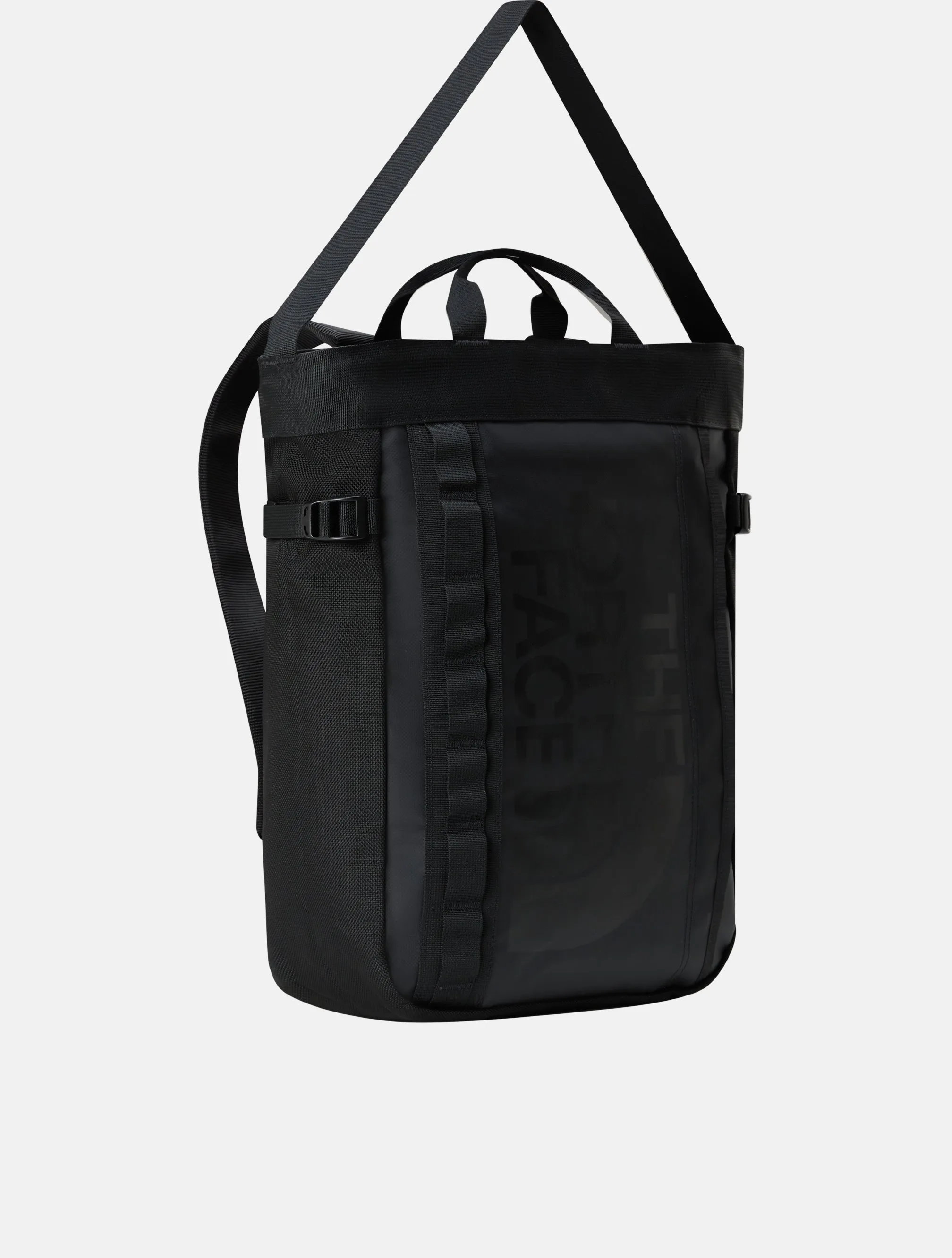 Tote Bag in Materiale Robusto Nero