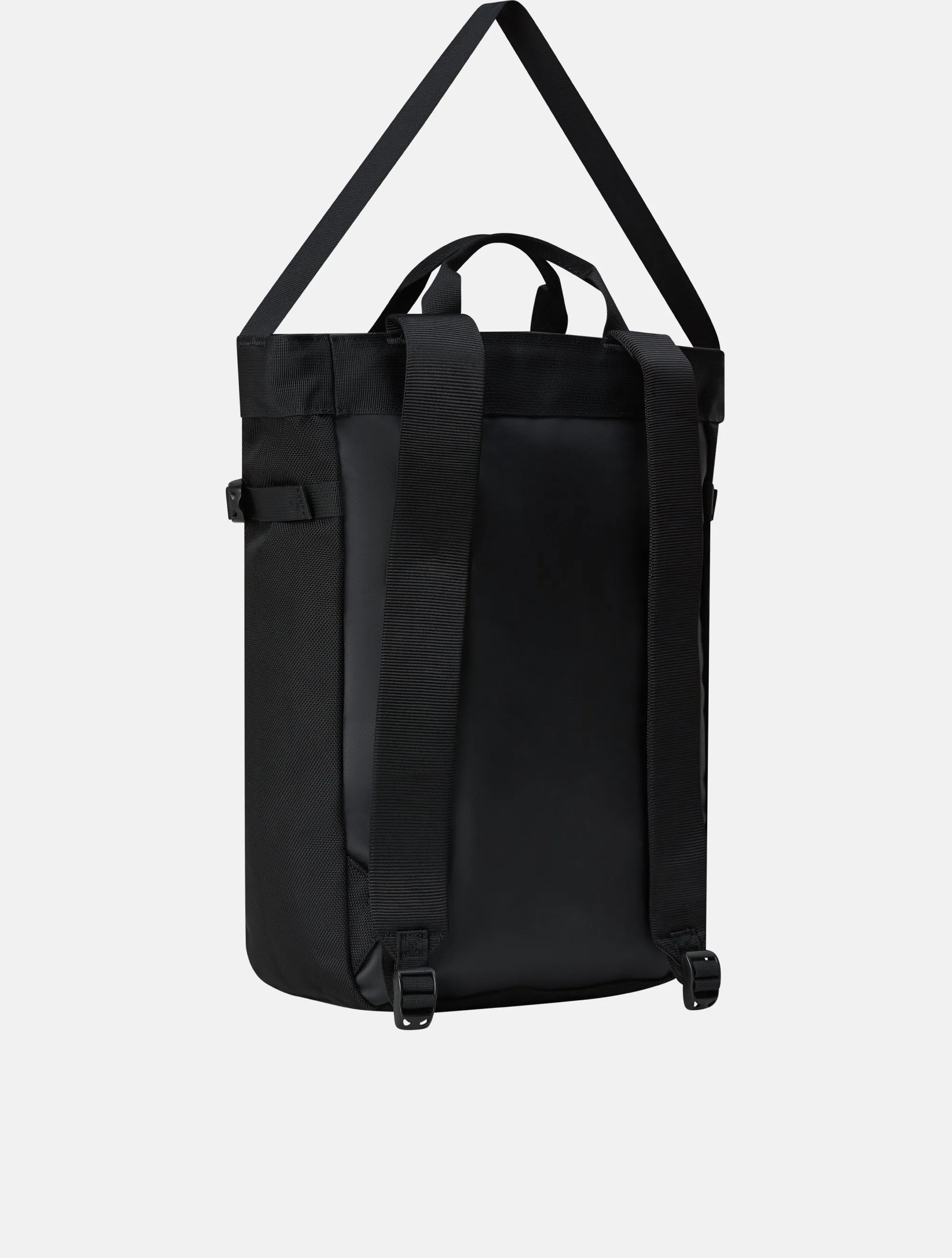 Tote Bag in Materiale Robusto Nero