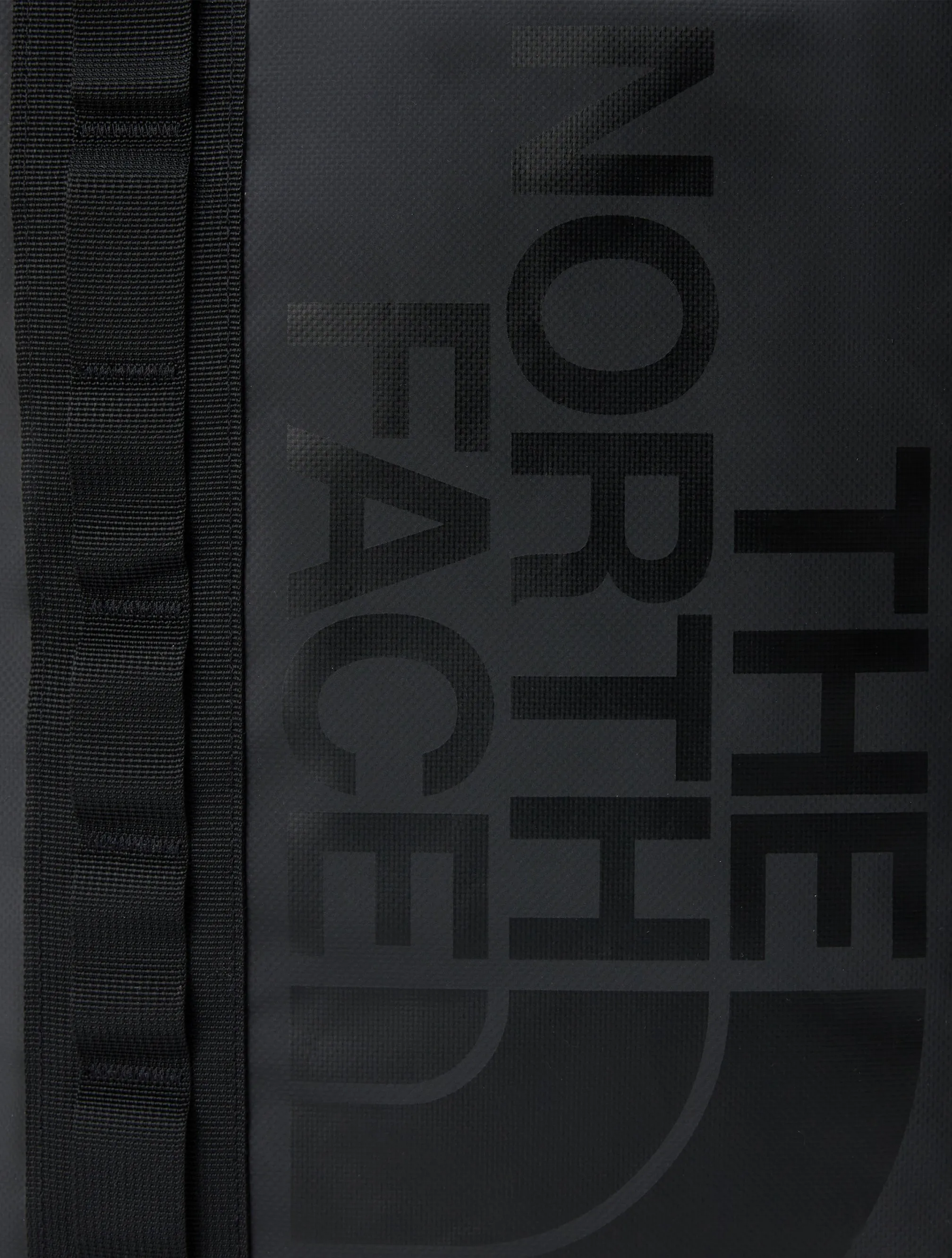 Tote Bag in Materiale Robusto Nero