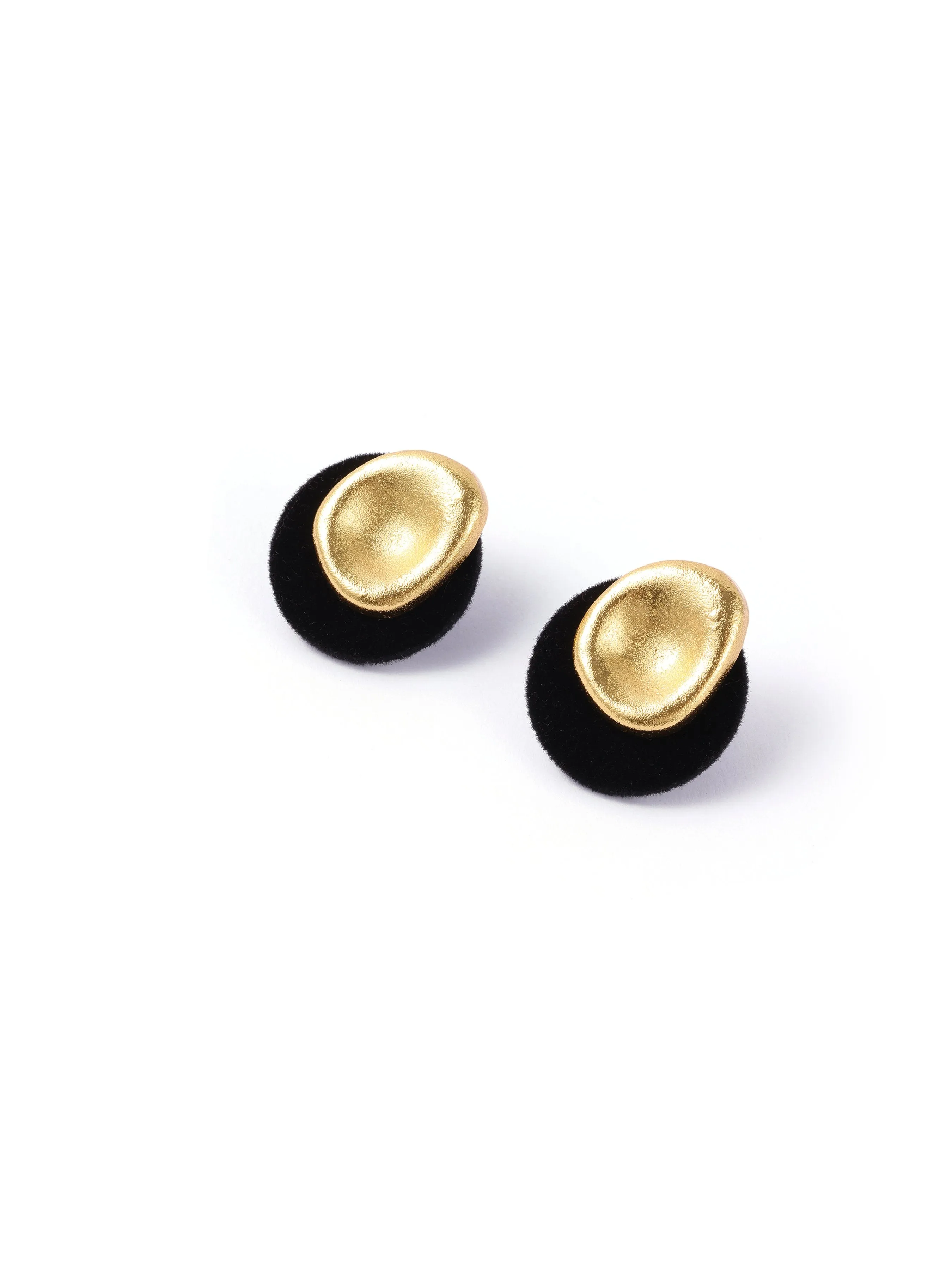 Velvet Metal Drop Earrings