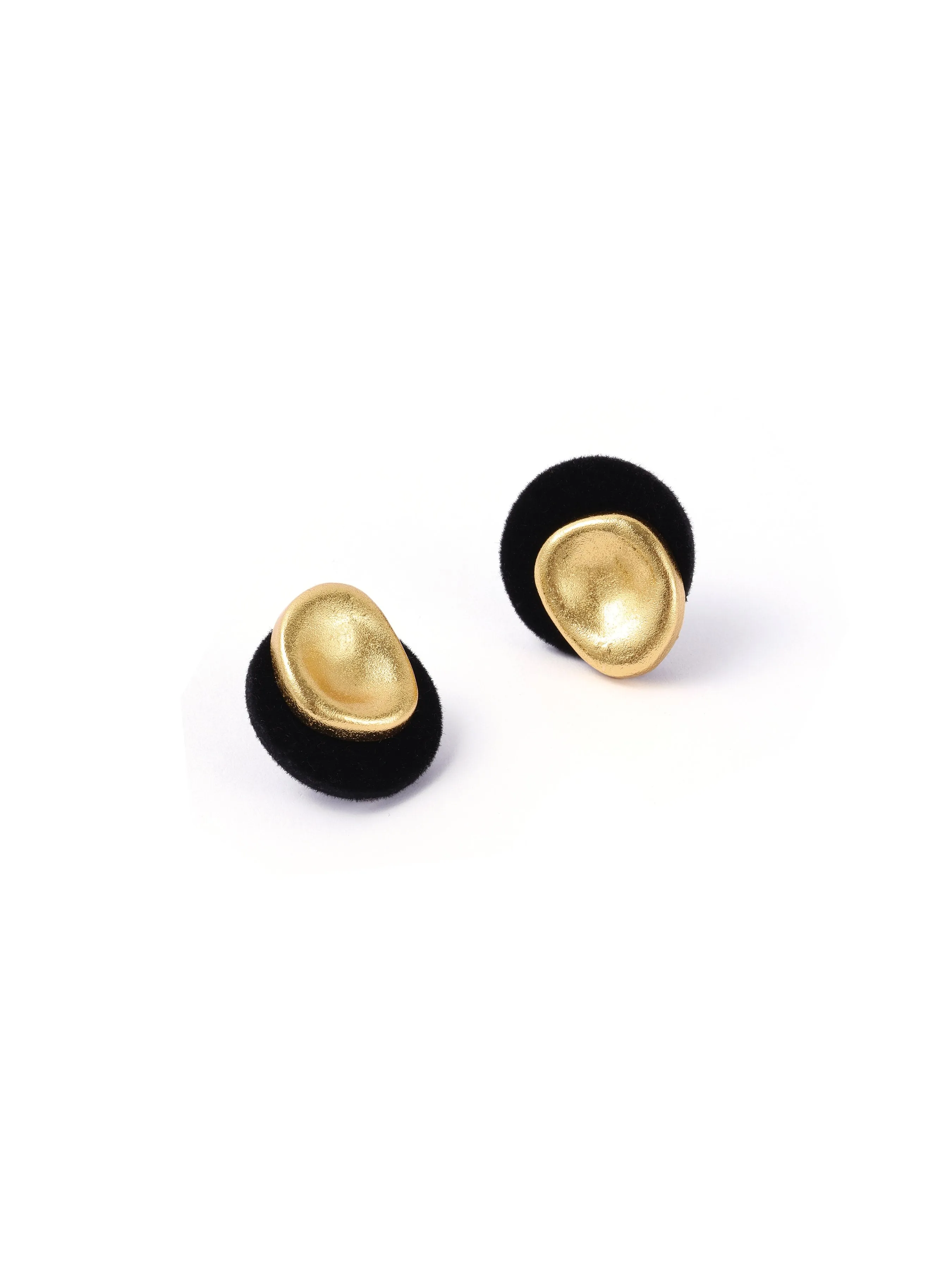 Velvet Metal Drop Earrings