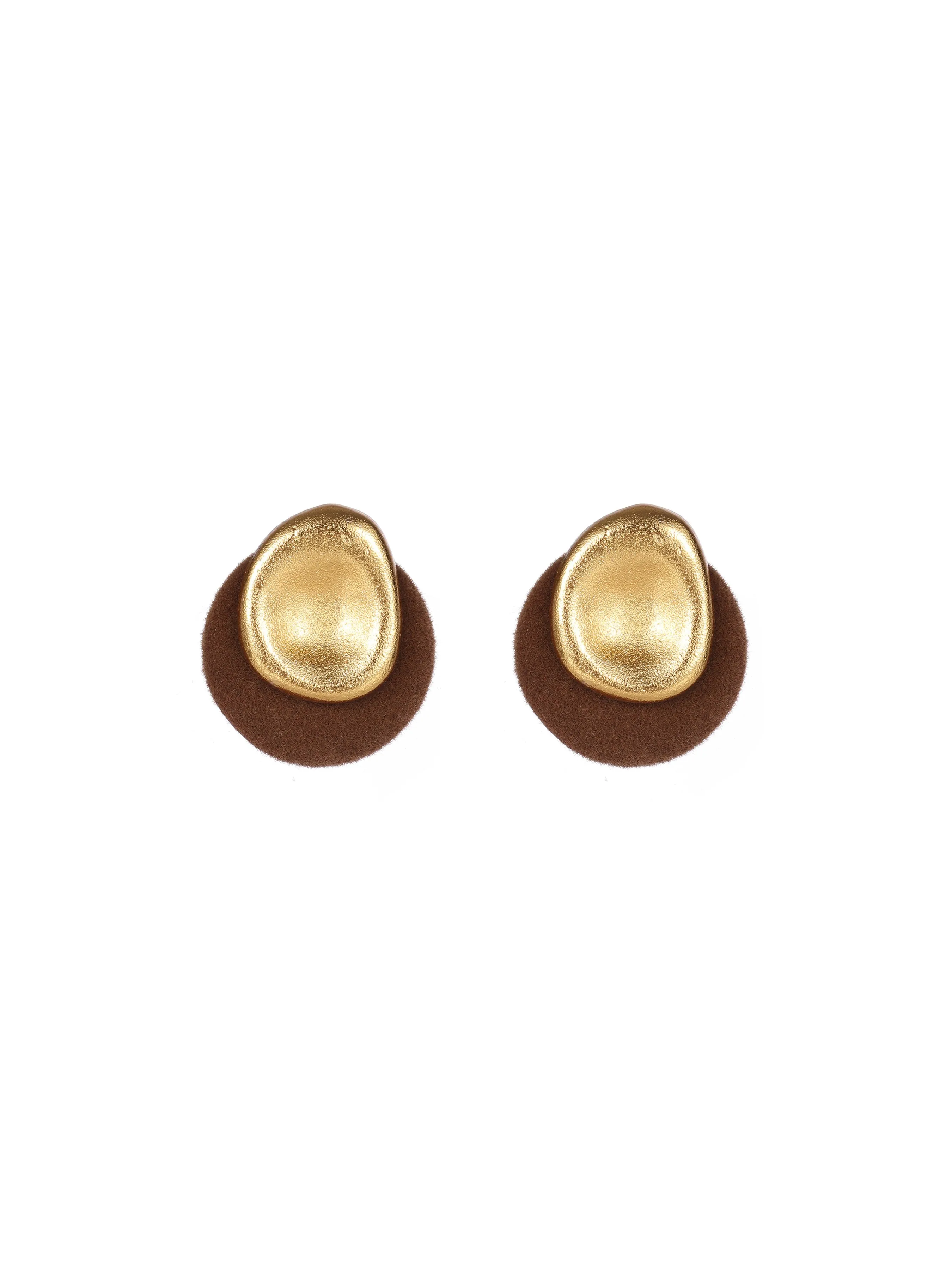 Velvet Metal Drop Earrings