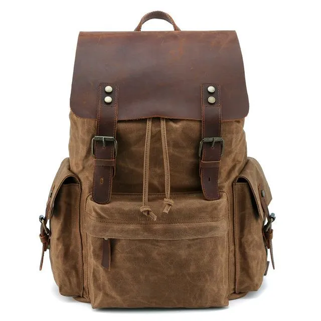 Waxed Canvas Backpack | LATVIA