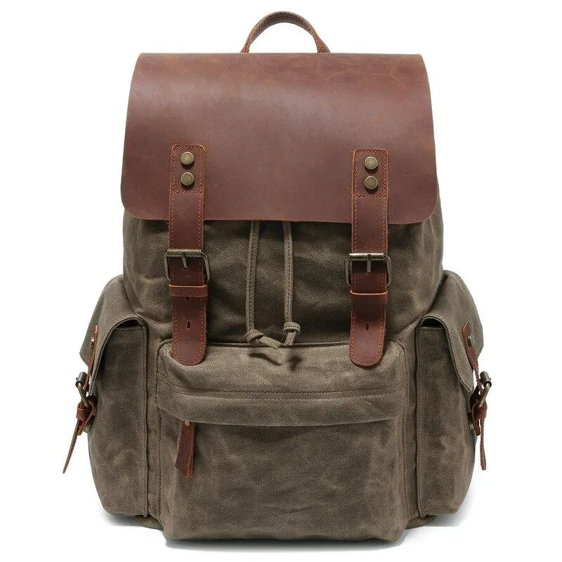 Waxed Canvas Backpack | LATVIA