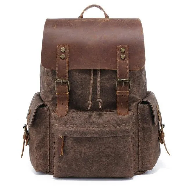 Waxed Canvas Backpack | LATVIA